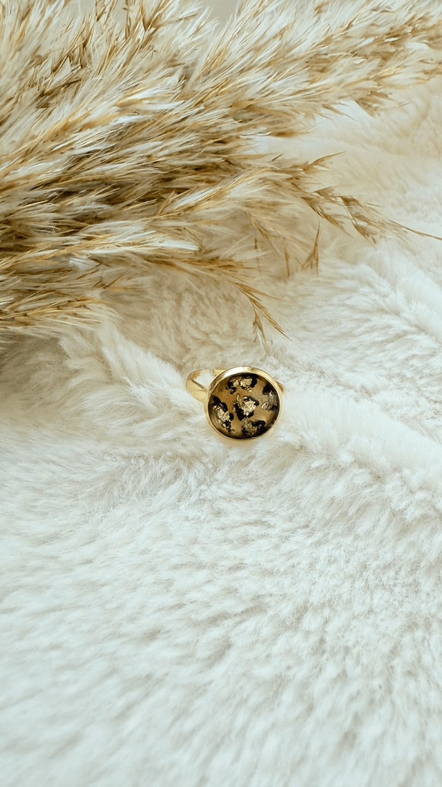 Bague Léopard - brune