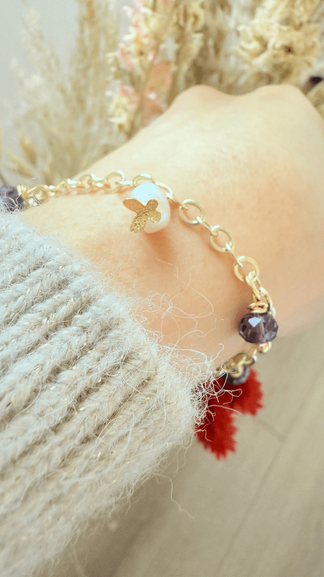 Papillon violet